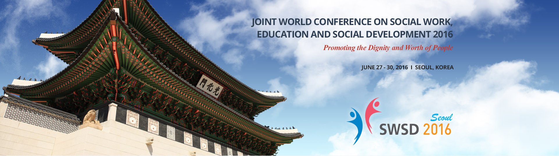 Conferinta Globala in Asistenta Sociala Seoul, Korea, 27-30 iunie 2016